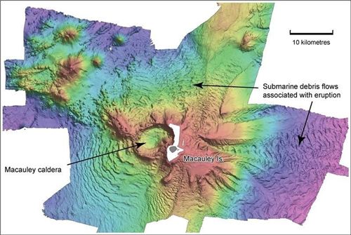 Describen en entornos submarinos un tercer tipo de erupción volcánica