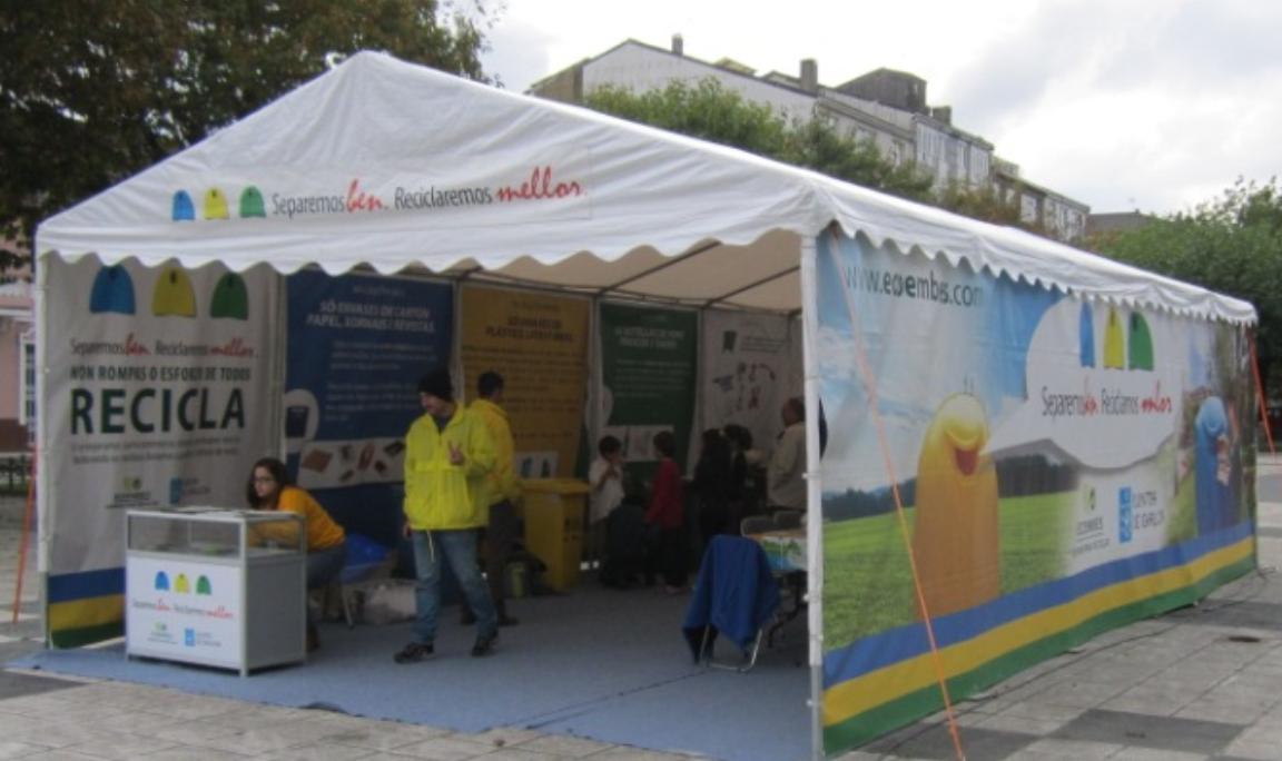 La campaña de reciclaje de SOGAMA visita varios municipios de Pontevedra
