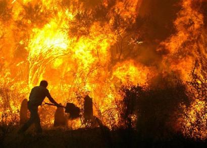 Evita ‘activamente’ un incendio forestal
