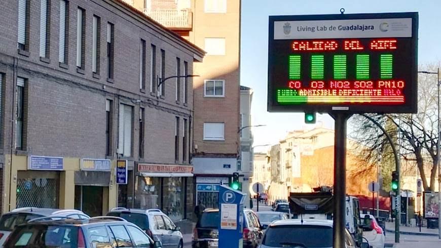 Guadalajara medirá parámetros medioambientales en tiempo real