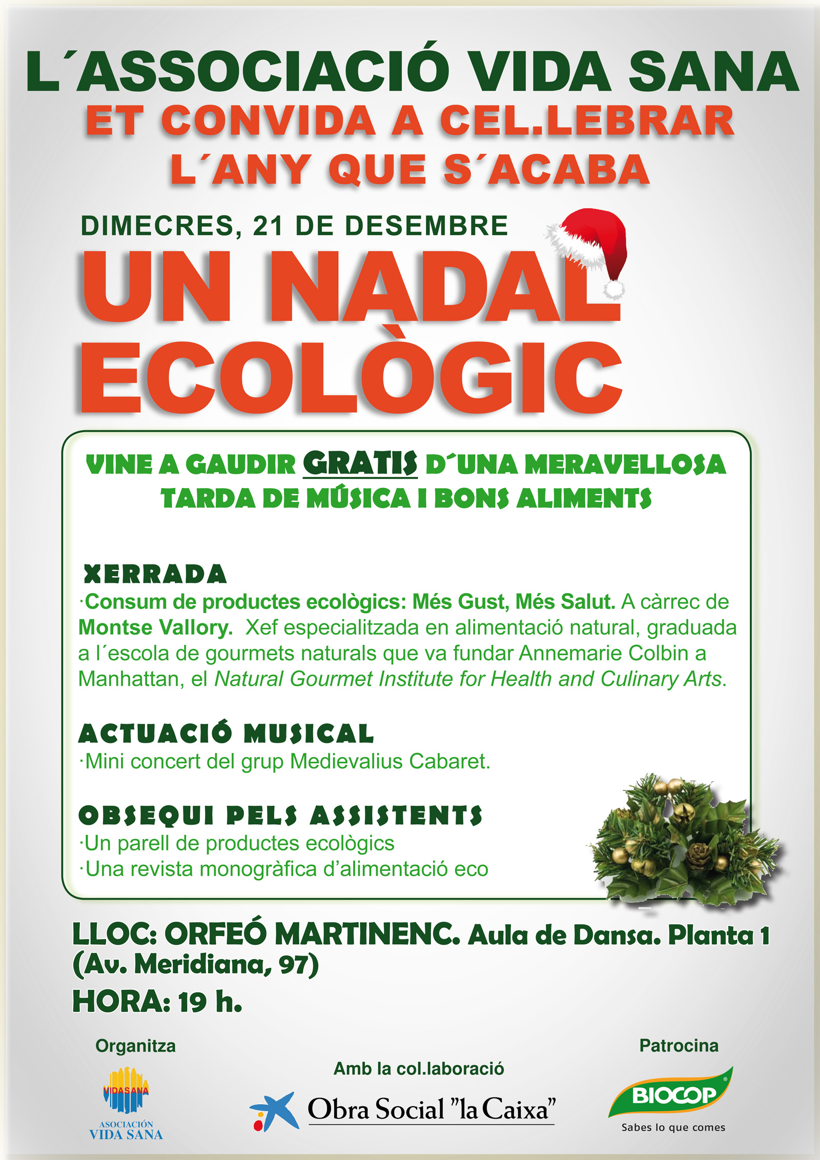 Velada para una Navidad más Ecológica