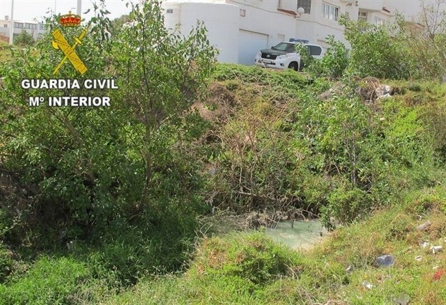 La Guardia Civil localiza un vertido ilegal de aguas industriales en Telde (Gran Canaria)