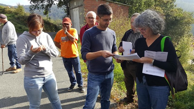 Plataforma contra el nuevo vertedero de residuos industriales en Lousame (A Coruña)