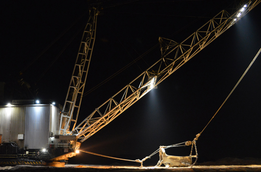 Schréder ilumina la Grúa Anglo American Coal