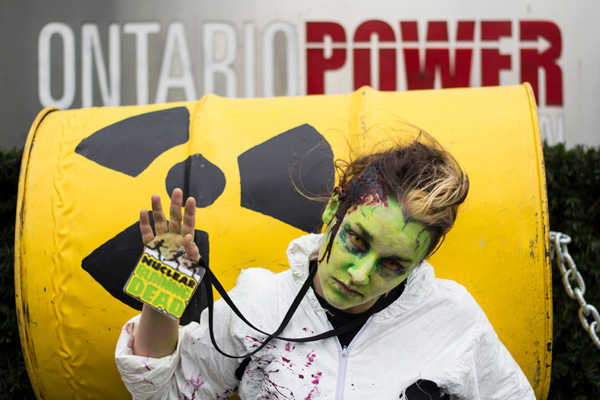 Zombis en el entorno de las centrales nucleares españolas