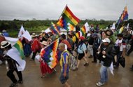 Dos marchas indígenas objetan política ambiental de Evo Morales en Bolivia