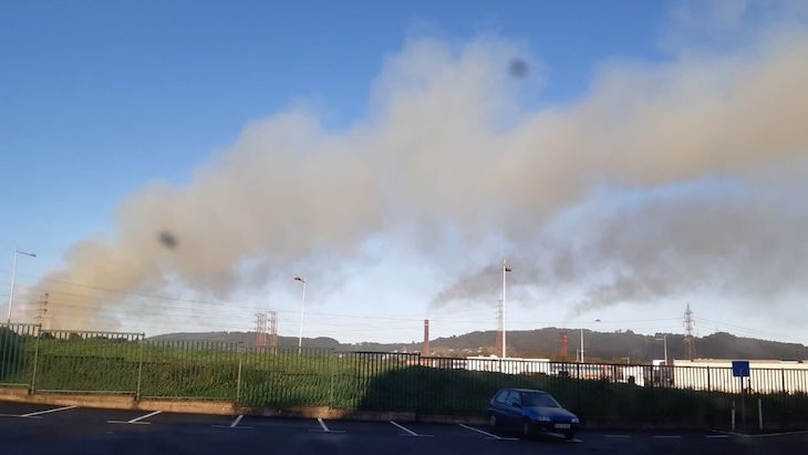 Gijón bate otro récord de contaminación con 527 microgramos de Pm10