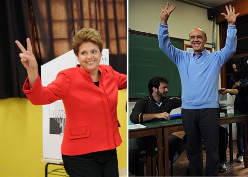Rousseff y Serra pelearán por los "votos verdes"