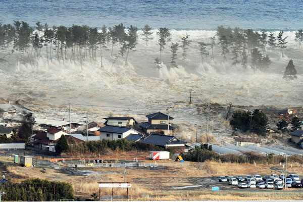 El tsunami del 11 de marzo alcanzó 38 metros de altura