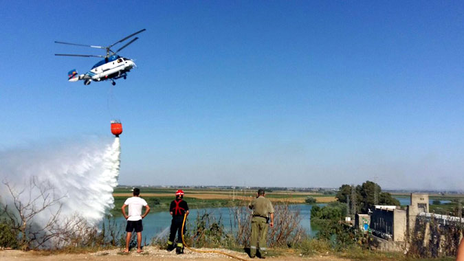Andalucía. Controlado el incendio de Alcalá del Río