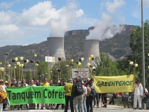 Marcha por el cierre de COFRENTES