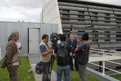 La tv japonesa emite un programa en directo con CENER como experto