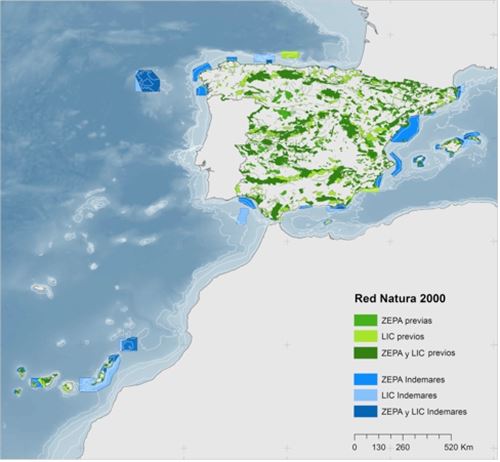Las zonas ZEPA ahora formarán parte de la Red de Áreas Marinas Protegidas de España