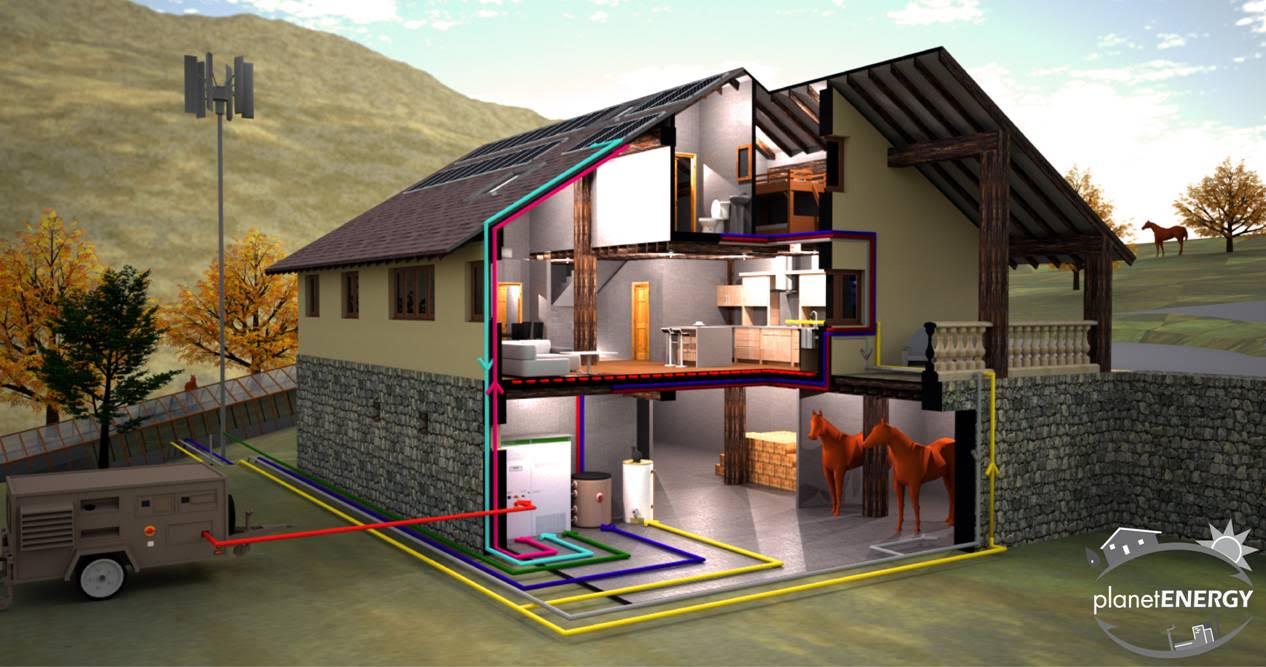 Un caserío de Oskotz es la primera isla energética del planeta alimentada por los excrementos de sus propios habitantes