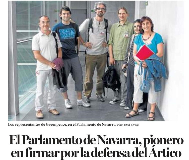 Navarra aprueba la Declaración del Ártico