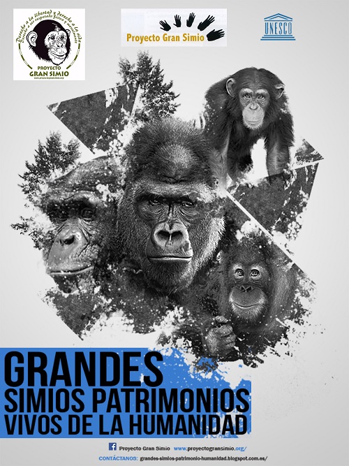 Grandes simios Patrimonios Vivos de la Humanidad