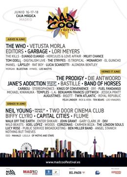 Madrid. Medio Ambiente emite informe favorable para la celebración de Mad Cool