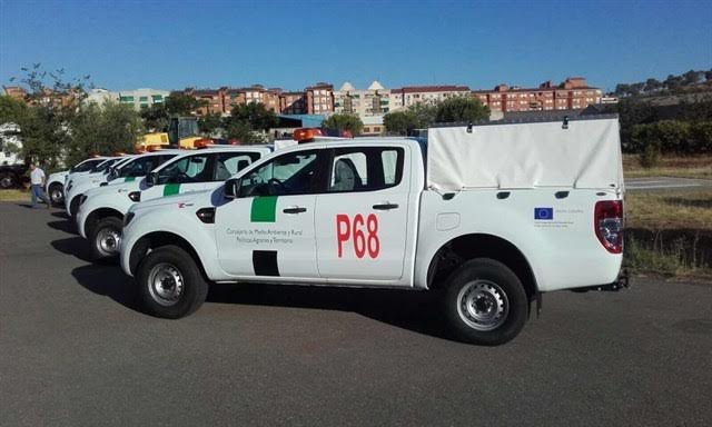 El Infoex cuenta con seis vehículos nuevos de apoyo a las labores de extinción de incendios