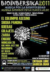 Catorce grupos tocarán por la biodiversidad en BIODIBERSIKA 2011