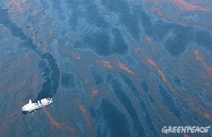 Greenpeace obtiene las primeras muestras de su expedición en el golfo de México