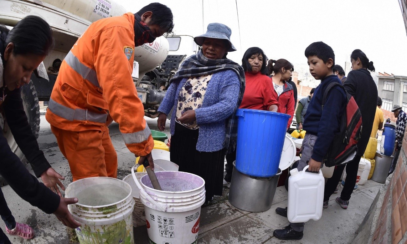 Bolivia sigue con sus graves dificultades con el agua