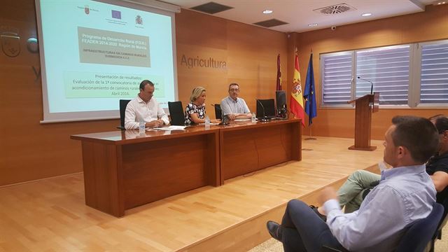 Murcia mejorará este año 50 caminos rurales de 23 municipios de la Región