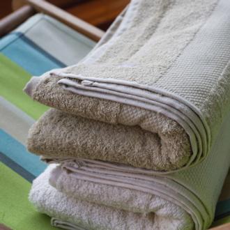 Toalla algodón orgánico verde