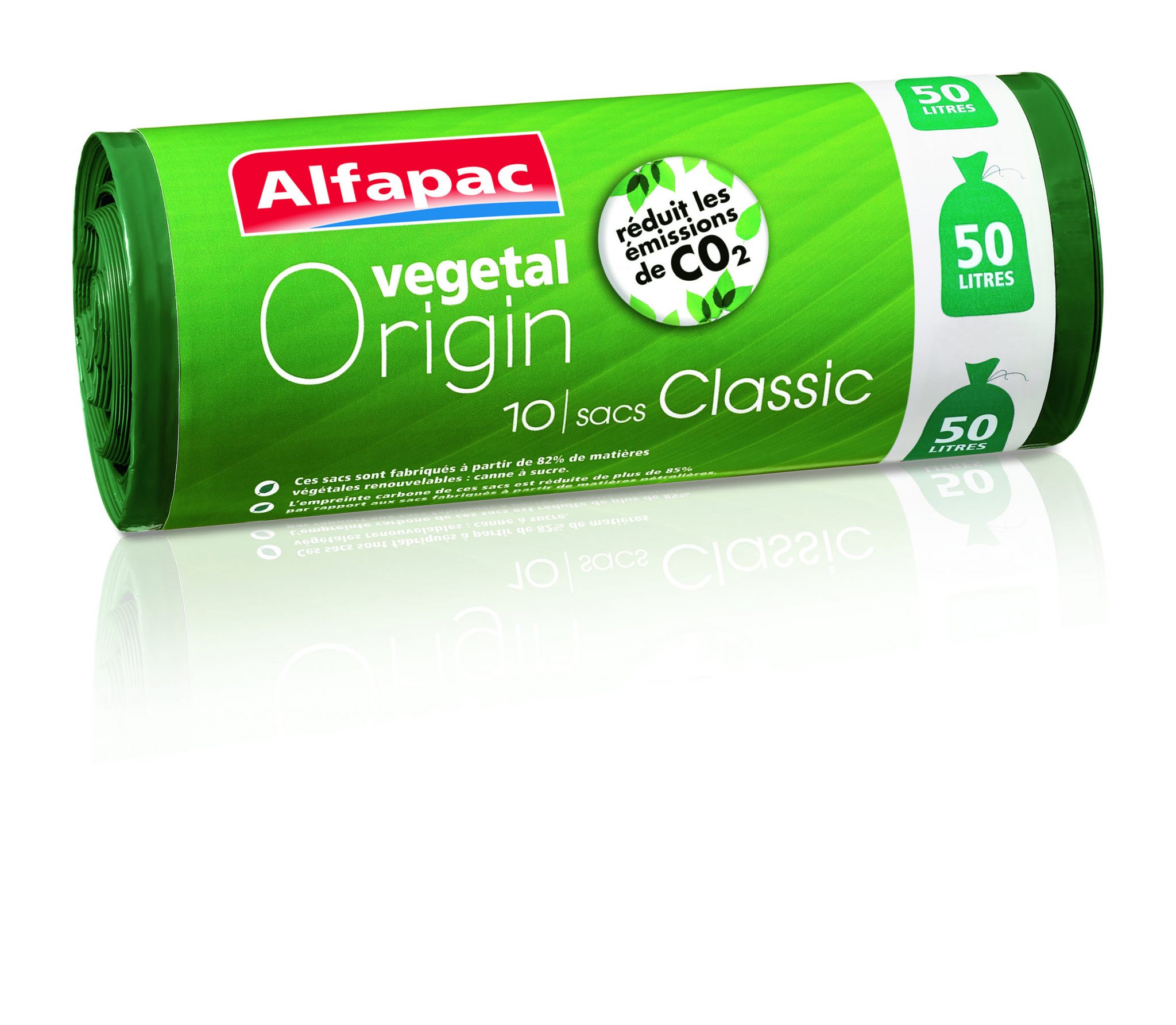 Bolsas ecológicas Alfapac fabricadas a partir de caña de azúcar y fécula patata