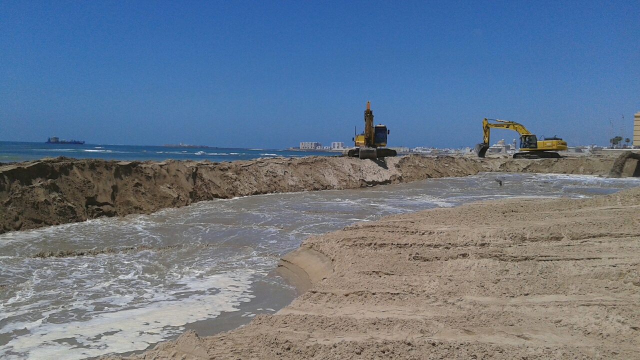 Medio Ambiente inicia obras de emergencia en el litoral de Huelva y Cádiz
