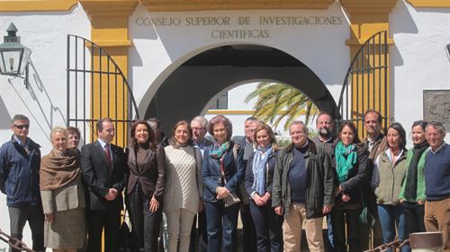 La Reina Sofía visita la Estación Biológica de Doñana