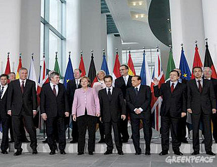 Greenpeace pide al G8 y al G20 que mantengan su promesa de acabar con los subsidios a los combustibles fósiles