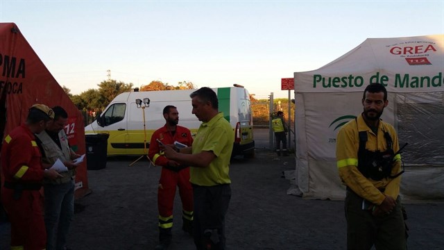 La población evacuada podrá volver a lo largo del día a sus casas y la vía Almonte-Matalascañas está abierta