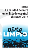 La calidad del aire en España durante 2012