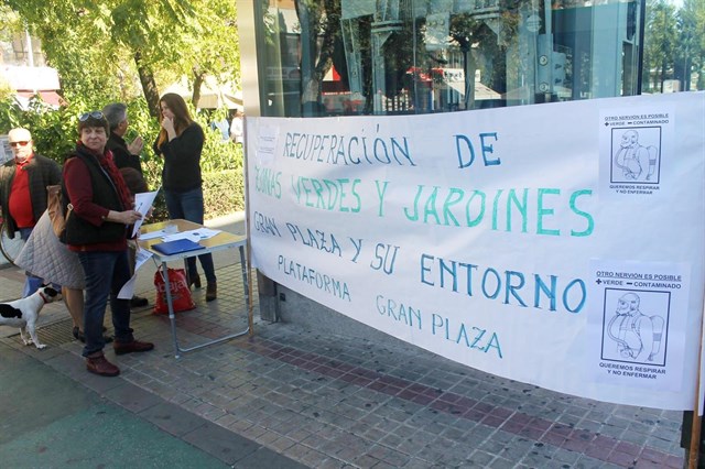 Participa pide actuar contra el "déficit" de zonas verdes en Nervión