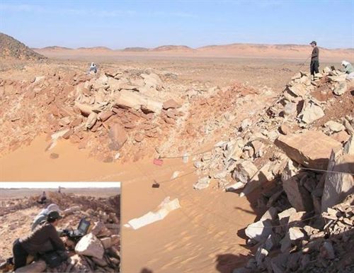 Google Earth delata el impacto de un meteorito en Egipto