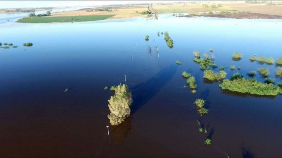 Argentina. La inundaciones en General Villegas