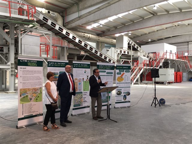 Inaugurado el centro de tratamiento de residuos de Pedret i Marzà (Girona)