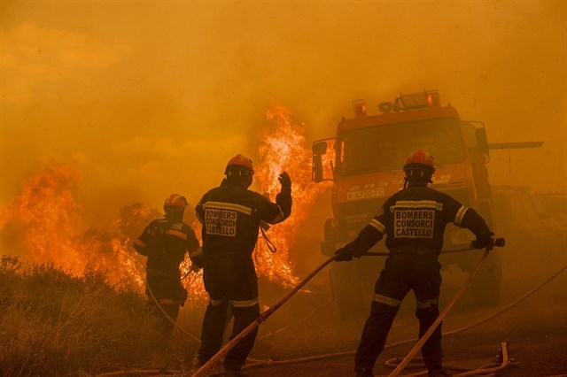 Un rayo latente de hace unos días