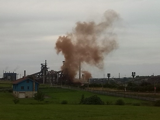 En el año 2015 la contaminación en Gijon siguio disparada
