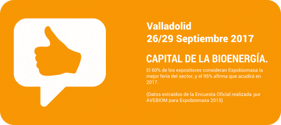 Reserva tu espacio en Expobiomasa con un descuento del 40% hasta el 331 de Marzo