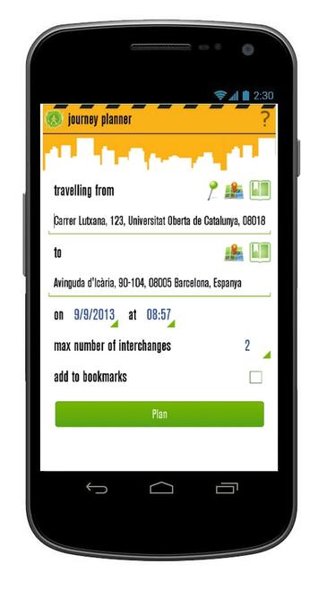 APP de movilidad urbana para Barcelona