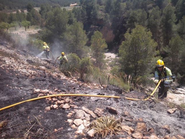 Riesgo de incendios forestales ‘extremo’ en la Región de Murcia