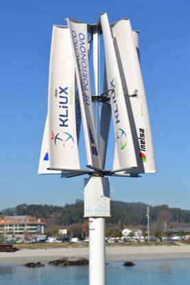 Kliux-Geolica instalará un aerogenerador urbano en el Parque del Ebro o el de la Ñ