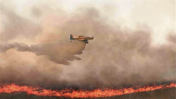 Argentina: Los incendios en Córdoba se acercan a reservas naturales