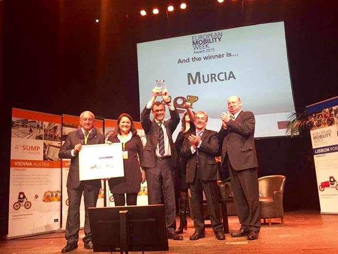 Murcia ‘galardonada’ por su movilidad urbana