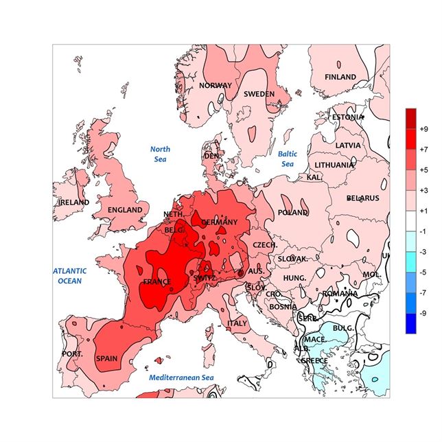 La ola de calor en Europa es consecuencia ‘directa’ del calentamiento global