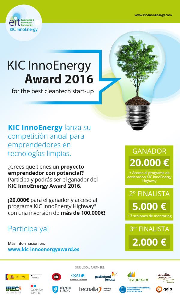 ¡20.000 € por tu proyecto en tecnologías limpias!