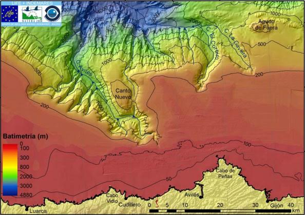 El IEO presenta los resultados del estudio del Sistema de Cañones Submarinos de Avilés