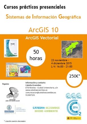 El próximo curso que impartirá la Cátedra Ecoembes: ‘Sistemas de Información Geográfica: Análisis Vectorial’
