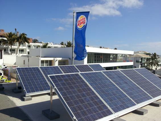 Burger King apuesta por las renovables y el autoconsumo’